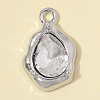 Zinc Alloy with Glass Charms GL-OY001-05P-01-1