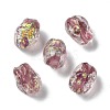 Handmade Foil Lampwork Beads Strands FOIL-Z001-06B-2