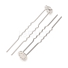 Brass Hair Fork Findings KK-H298-02B-3