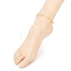 Double Layer Anklets AJEW-AN00309-02-4