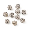 Brass Rhinestone Beads RB-H034-4-1