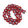 Handmade Evil Eye Lampwork Beads Strands LAMP-N029-010I-3