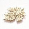 Autumn Theme Brass Pendants KK-P152-02G-2