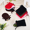 24Pcs 8 Styles Gourd & Rectangle Velvet Drawstring Packing Bags TP-TA0001-07B-8