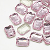 Pointed Back Glass Rhinestone Cabochons RGLA-T079-6x8mm-10-1