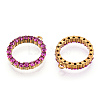 Brass Micro Pave Cubic Zirconia Charms LS-ZIRC-Q014-014C-01-NF-1