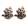 Christmas Theme Alloy Enamel Pendants ENAM-Z022-03B-1