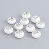 Faceted Glass European Beads GPDL-E004-01E-2