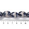 Handmade Blue and White Porcelain Beads PORC-I027-16B-5