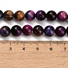 Natural Tiger Eye Beads Strands G-F591-18-8mm-10-6