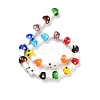 Mushroom Handmade Lampwork Beads Strands LAMP-R116-03-1