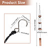 Iron Blessing Wind Chimes HJEW-WH0108-009R-2