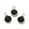 304 Stainless Steel with Glass Charms STAS-G305-11P-02-3