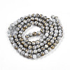 Baking Paint Glass Beads Strands DGLA-N003-8mm-B01-3
