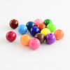 Chunky Bubblegum Round Acrylic Beads X-SACR-S044-M-1