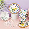 140Pcs 7 Styles Glass Cabochons & Plastic Beads DIY-FG0004-85-4