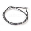 Non-Magnetic Synthetic Hematite Beads Strands HEMA-3D-2