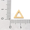Golden Plated 304 Stainless Steel Charms STAS-K286-03E-G-3
