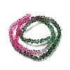 Transparent Glass Bead Strands GLAA-H023-02J-3