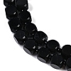 Natural Black Onyx(Dyed & Heated) Beads Strands G-B125-F01-01-4