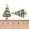 Christmas Theme Rack Plating Alloy Pendants FIND-M020-02G-G-3