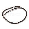 Natural Mahogany Obsidian Beads Strands G-M420-H08-03-3