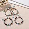 Wooden Braided Bead Bracelets Sets BJEW-JB09066-6