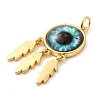 Real 18K Gold Plated Brass Pendants KK-A198-02G-03-2