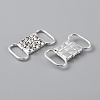 Brass Rhinestone Buckles FIND-WH0111-390A-1