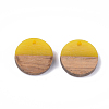 Resin & Walnut Wood Pendants RESI-S358-02C-06-2