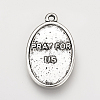 Tibetan Style Alloy Pendants X-TIBE-Q078-09AS-RS-4
