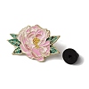 Peony Flower Enamel Pins JEWB-P050-03A-G-3