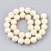 Electroplate Shell Pearl Beads Strands SHEL-T005-10-M-3