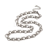 Non-Tarnish Handmade 304 Stainless Steel Necklaces NJEW-Q333-04P-1