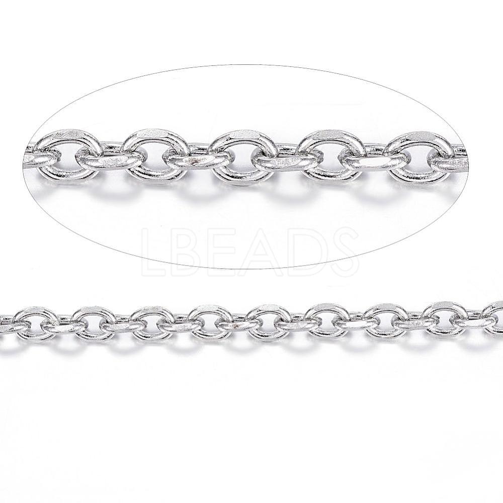 304 Stainless Steel Cable Chains - Lbeads.com