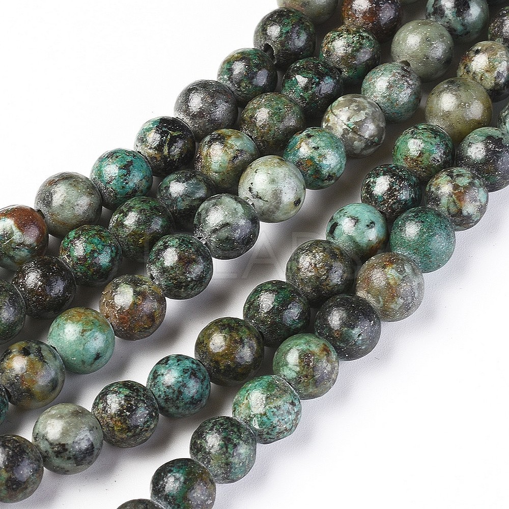 Natural African Turquoise(jasper) Beads Strand - Lbeads.com