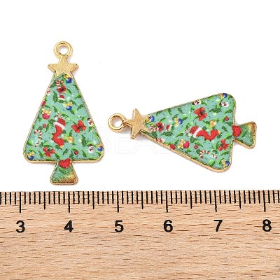 Christmas Theme Rack Plating Alloy Pendants FIND-M020-02B-G-1