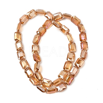 Electroplated Glass Beads EGLA-H002-A-13-1