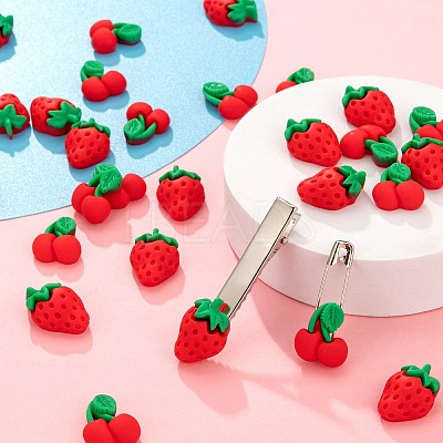 100Pcs Resin Cabochons RESI-LS0001-14-1