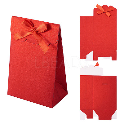 Rectangle Glitter Paper Gift Bags CARB-TAC0002-05A-1
