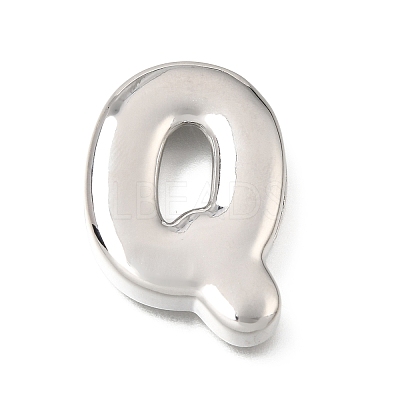 Brass Slide Charms KK-Z163-01P-Q-1