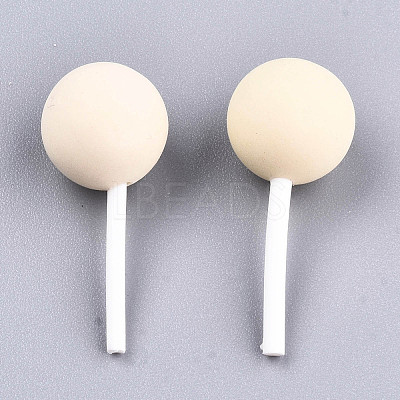 Handmade Polymer Clay 3D Lollipop Embellishments X-CLAY-T016-82F-1