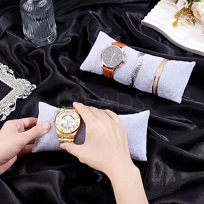 2Pcs Velvet Watch Pillow Jewelry Displays ODIS-BBC0001-07A-1