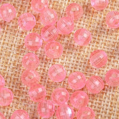 Transparent Acrylic Beads TACR-NH0001-A-06-1