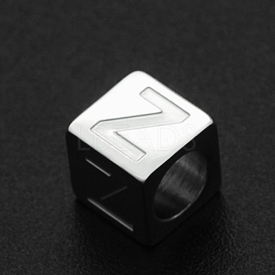 Non-Tarnish 201 Stainless Steel European Beads STAS-N090-LA062-Z-1