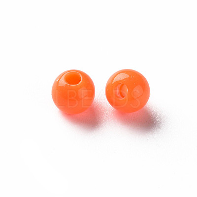 Opaque Acrylic Beads MACR-S370-C6mm-A37-1