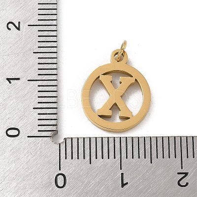 304 Stainless Steel Charms
with Jump Ring STAS-R001-02G-X-1