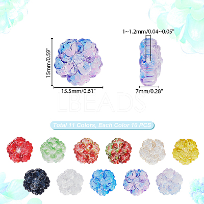 Transparent Glass Beads GLAA-GA0002-12-1
