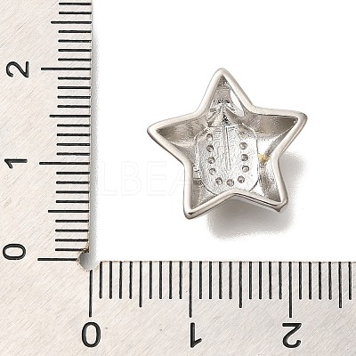 Rack Plating Brass Micro Pave Cubic Zirconia Pendants KK-I722-05P-U-1