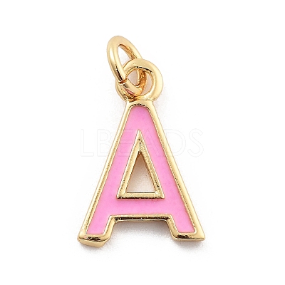 Rack Plating Brass Pendants KK-C065-02A-G-1